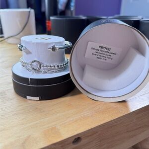 Elegant Silver Beaded Bracelet